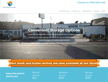 Tablet Screenshot of oceansidestorageunits.com